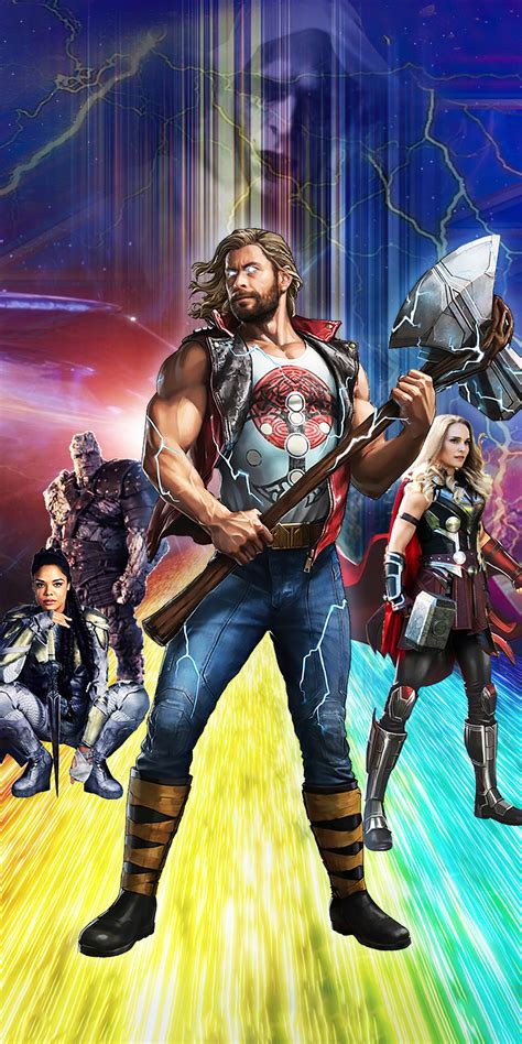 1080x2160 Thor Love And Thunder Fan Made Poster 4k One Plus 5thonor 7x