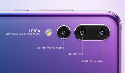 Huawei P20 Pro Phone Features Three Rear Facing Cameras Etcentric