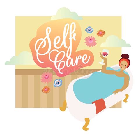 Self Care Concept Stock Vector Illustration Of Relaxation 221738352