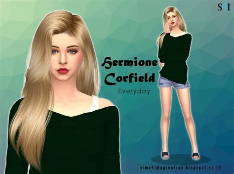 My Sims 4 Cas Hermione Corfield Imagination Sims 4 Cas