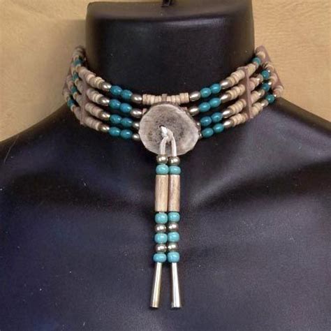 Genuine Turquoise Bone Choker Selling Jewelry Native American
