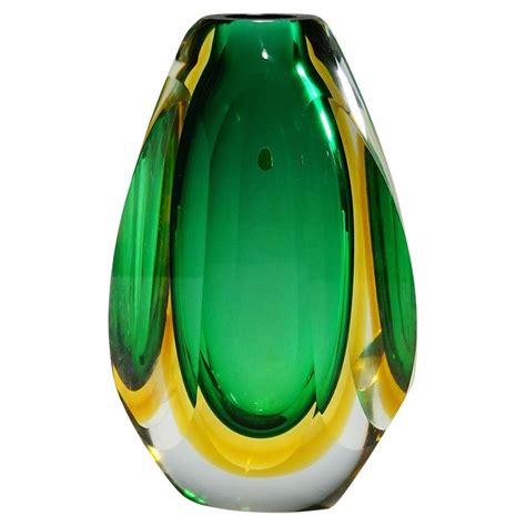 Murano Sommerso Art Glass Vase For Sale At 1stdibs