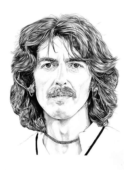 Stars Portraits Portrait Of George Harrison By ScottBongos George Harrison Art Beatles Art