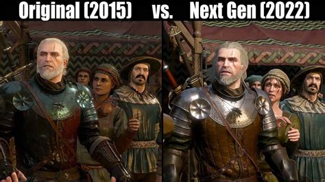 Original Vs Next Gen Update The Witcher 3 Wild Hunt Side By Side