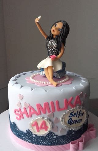 Cake ideas for girls are aplenty. Made this cake for a 14-year old girl who loves taking ...