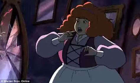 warner bros slammed for fat shaming in new scooby doo movie as a cursed daphne morphs from a
