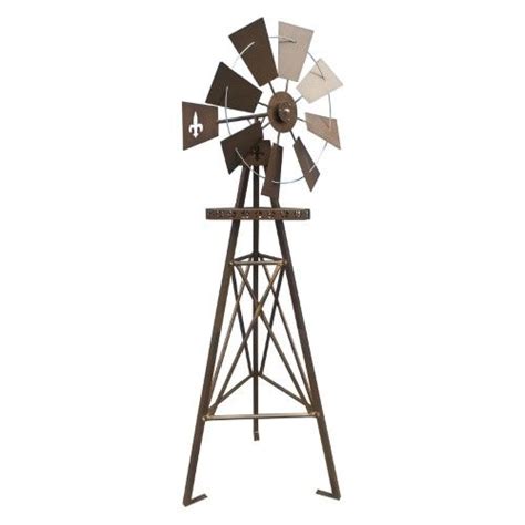 Leigh Country 6 Ft Fdl Rustic Windmill Metal