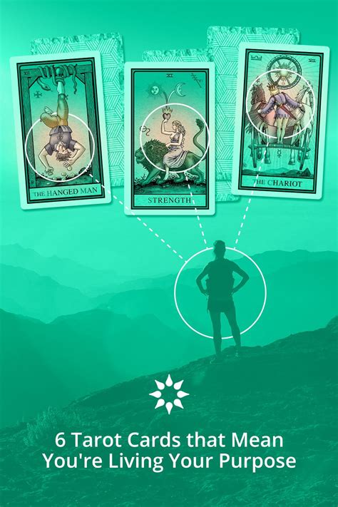 6 Tarot Cards That Mean Youre Living Your Purpose In 2022 Tarot