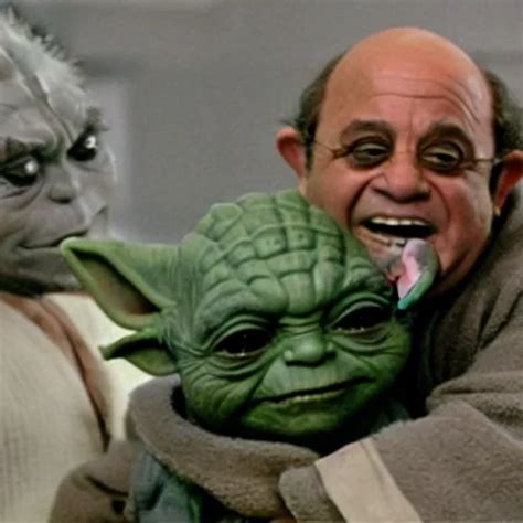 Danny Devito Plays Yoda Scene From Empire Strikes Back Stable