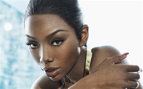 Download Wallpapers Brandy Norwood American Singer Portrait Photoshoot Beautiful Woman For