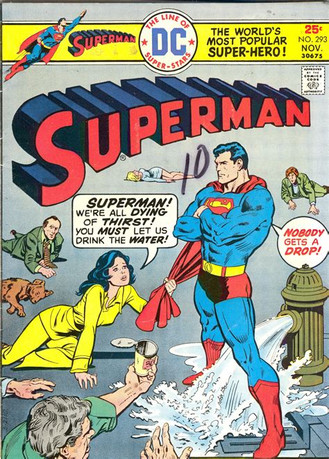Crazy Comic Covers Superman 293the Miracle Of Thirsty Thursday