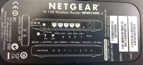 Netgear N150 150 Mbps 4 Port Lan 10100 Wireless N Router Wnr1000