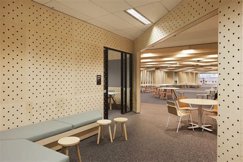 Designerply Birch And Acoustic Perforated Panels Used Throughout