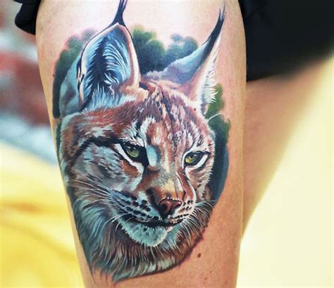 Lynx Tattoo By Levgen Tattoo Post 13513 Animal Tattoo Animal