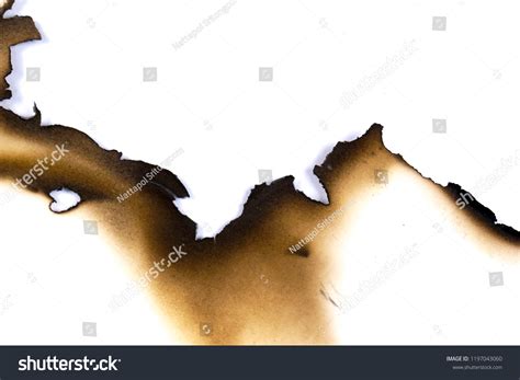 Paper Burned Old Grunge Abstract Background Stock Photo 1197043060