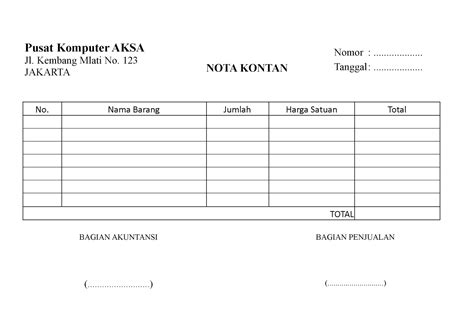 Contoh Laporan Catatan Atas Laporan Keuangan 10 Contoh Z