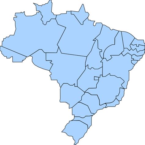 Brasil Mapa Png Free Vector Graphic Brazil Map South America