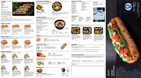 Sushi Shop Menu & Prices Canada