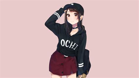 15 Hoodie Cool Anime Girl Wallpaper