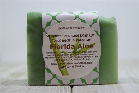 Florida Aloe Soap Paradise Handmade Soap Co