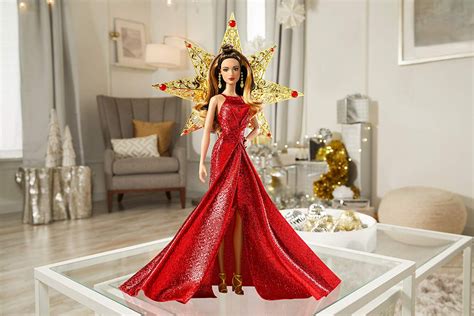 Barbie 2017 Holiday Teresa Dollred Color Beautiful Star Dress Buy
