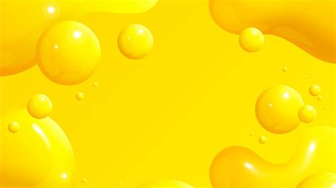 Yellow Liquid Bubbles Background Hd Yellow Background Wallpapers Hd