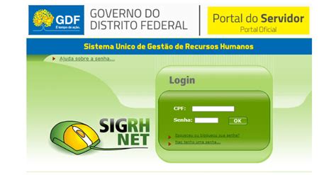 Portal Do Servidor Df Contracheque Sigrhnet Com Imagens Contra My XXX