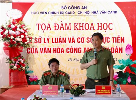 Toạ đàm Khoa Học Cơ Sở Lý Luận Và Cơ Sở Thực Tiễn Của Văn Hoá Cand