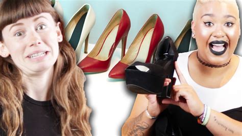 Women Who Hate Heels Wear Them For A Day Youtube