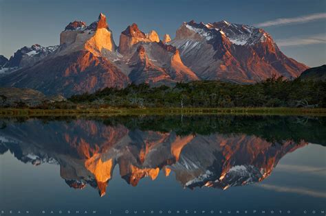 Cuernos Del Paine Stock Image Patagonia Chile Sean Bagshaw Outdoor