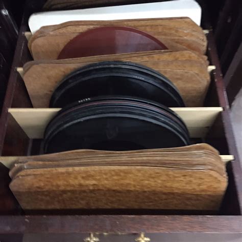 Antique edison home cylinder phonograph with horn and music cabinet. Antique Edison Phonograph - Cabinet