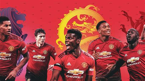 Find dozens of man united's hd logo wallpapers for desktop. Manchester United F.C. 054 2019 - Tapety na pulpit