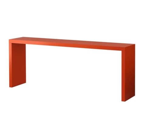 Orange Gloss Console Table Malm Occasional Table Ikea Malm Bed Ikea