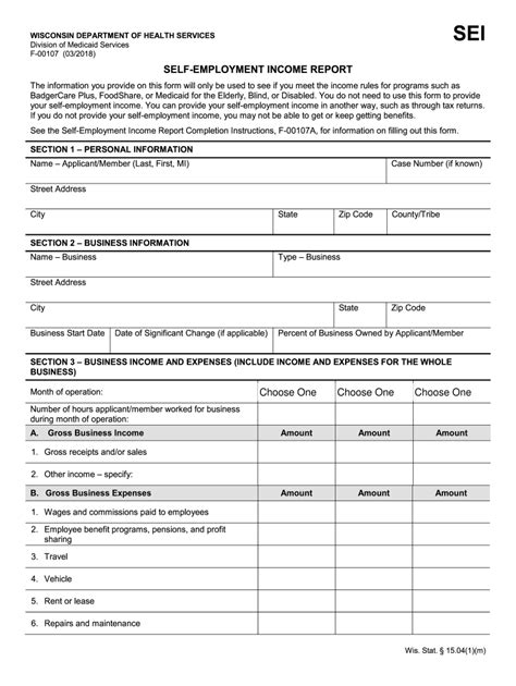 Self Employment Income Report Form Fill Out And Sign Online Dochub