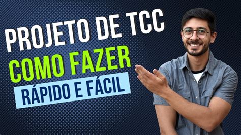 Projeto De Tcc Como Fazer