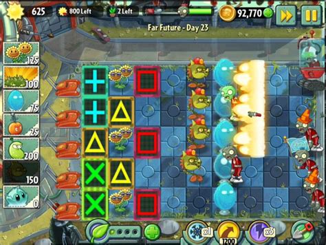 Plants Vs Zombies 2 Far Future Day 23 Infi Nut And Snap Dragon Combos