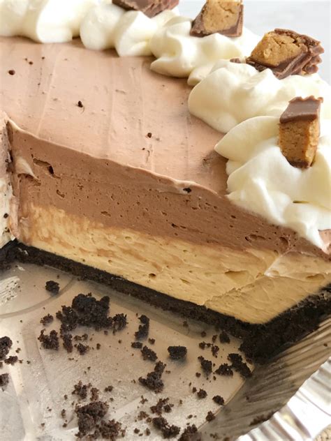 No Bake Chocolate Peanut Butter Cheesecake Pie Together As Family