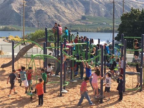 Entiat School District Welcomes A New Playground With A Beautiful