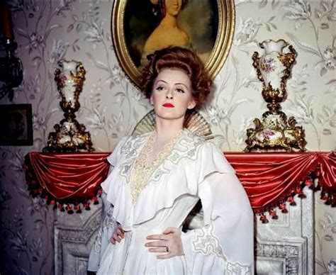 Rare Color Print Of Bette Davis As Regina Giddens In The Little Foxes