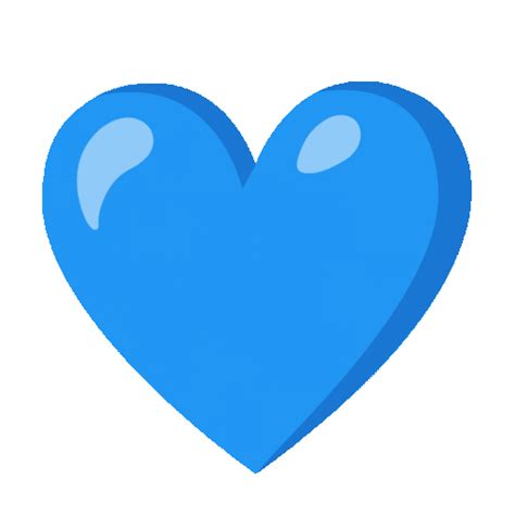 Blue Heart Emoji Png Free Image Png
