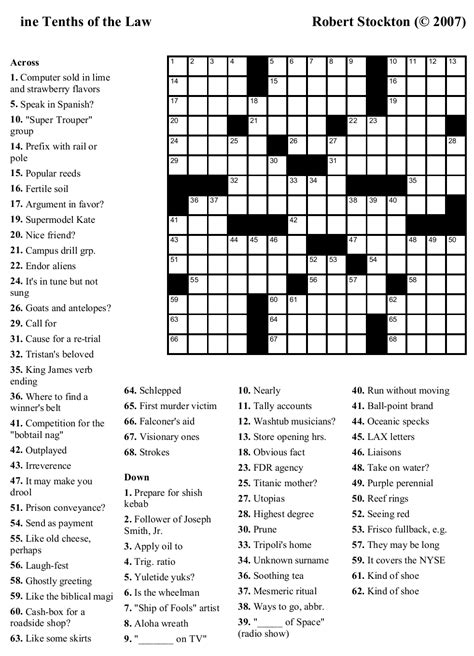 They are fun and it's easy to printable crossword puzzles are often a great way to kill time as well. Free Easy Printable Crossword Puzzles For Kids | Free ...