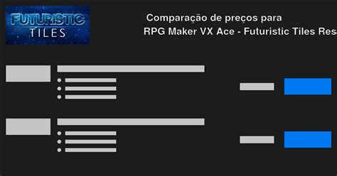 Comprar Rpg Maker Vx Ace Futuristic Tiles Resource Pack Mais Barato
