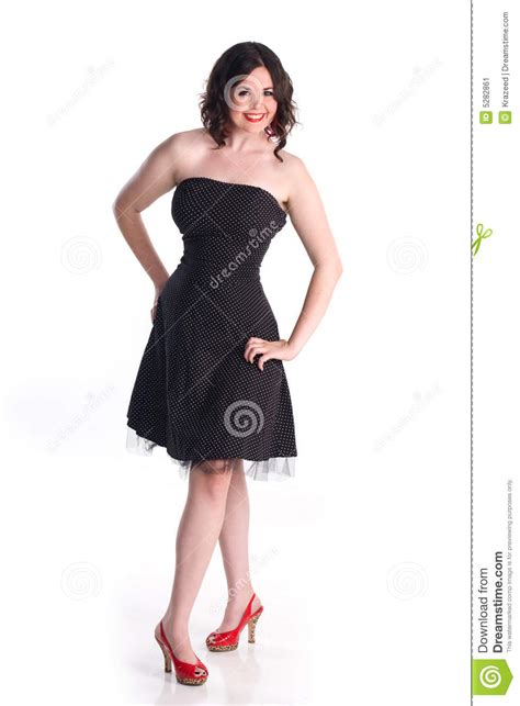 Cute Girl In Pin Up Pose Stock Image Image 5282861