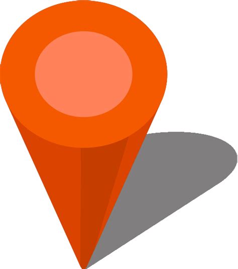 Orange Map Pin Transparent Png Stickpng Images
