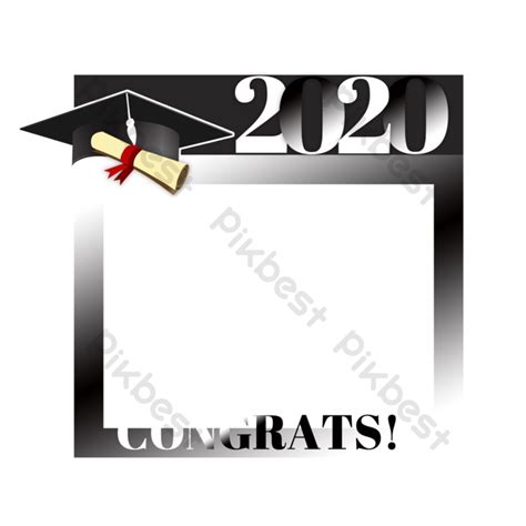 School Graduation Creative Border Png Images Psd Free Download Pikbest