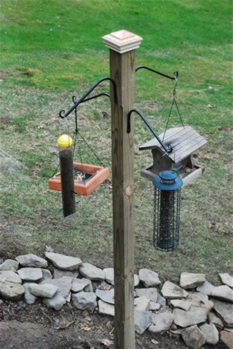 Three years have passed since i shared the $5 diy bird feeder pole that i made for our backyard deck. Bird Feeder Pole Ideas - WoodWorking Projects & Plans