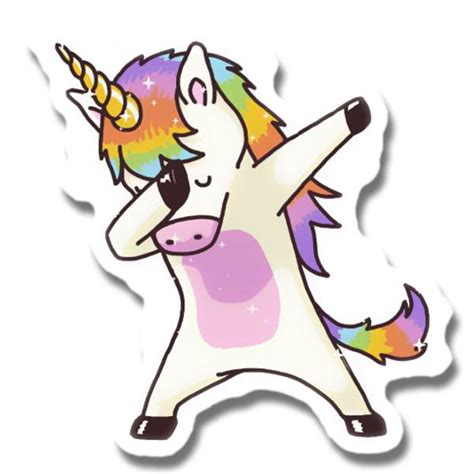 Dab Unicorn Sticker Unicorn Stickers Unicorn Shirt Unicorn Wallpaper