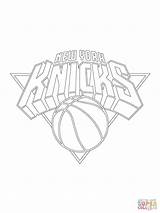 Knicks Coloring York Nba Printable Yankees Drawing Sport Skyline Giants Basketball Supercoloring Categories sketch template