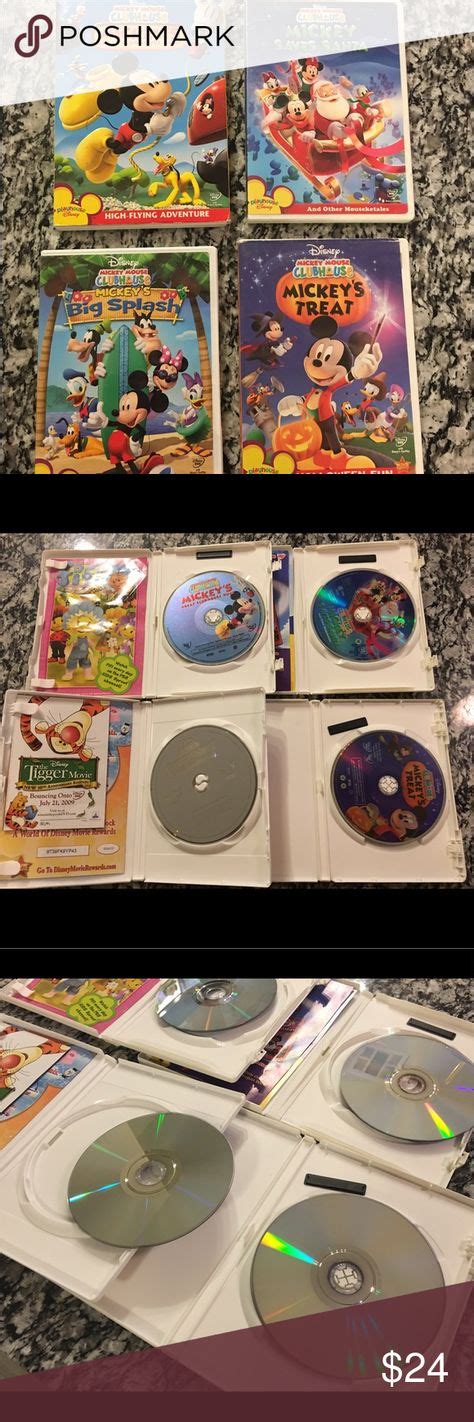 Lot Of 4 Mickey Mouse Clubhouse Dvds For Sale Is A Lot Of Four Disney