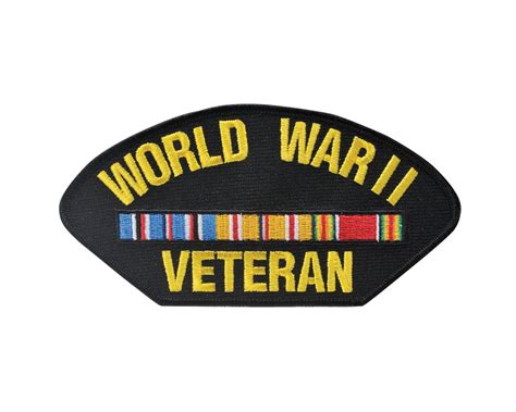 World War Ii Veteran Pac Hat Patch